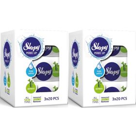 Sleepy Bamboo Make Up 6x20'li Yüz Temizleme Havlusu