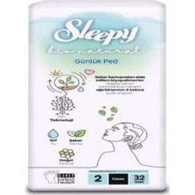 Sleepy Bio Günlük Boy 2 Süper 32'li Uzun Ped