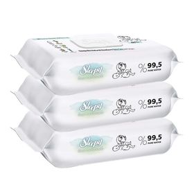 Sleepy Bio Natural 3x40 Yaprak Islak Havlu