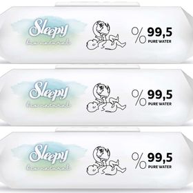 Sleepy Bio Natural 3x40 Yaprak Yeni Doğan Islak Mendil