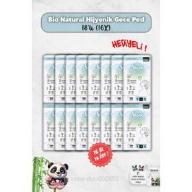 Sleepy Bio Natural Gece 18'li Hijyenik Ped