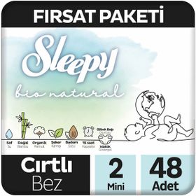 Sleepy Bio Natural No:2 Mini 48 Adet Bebek Bezi