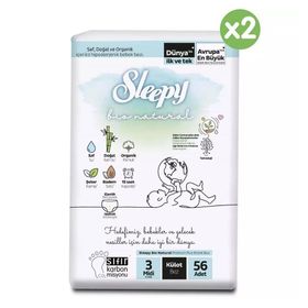 Sleepy Bio Natural No:3 Midi 112 Adet Külot Bebek Bezi