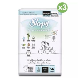 Sleepy Bio Natural No:3 Midi 168 Adet Külot Bebek Bezi