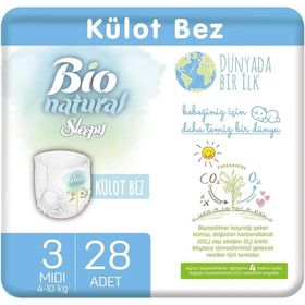 Sleepy Bio Natural No:3 Midi 28 Adet Külot Bebek Bezi