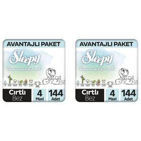Sleepy Bio Natural No:4 Maxi 288 Adet Bebek Bezi