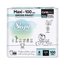 Sleepy Bio Natural No:4 Maxi 300 Adet Bebek Bezi