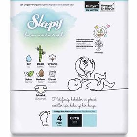 Sleepy Bio Natural No:4 Maxi 400 Adet Bebek Bezi