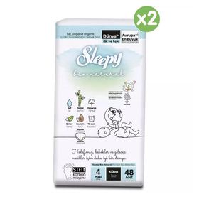 Sleepy Bio Natural No:4 Maxi 96 Adet Külot Bebek Bezi