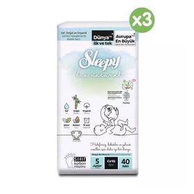 Sleepy Bio Natural No:5 Junior 120 Adet Bebek Bezi