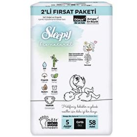 Sleepy Bio Natural No:5 Junior 58 Adet Bebek Bezi