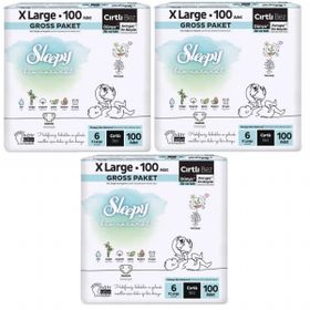 Sleepy Bio Natural No:6 XLarge 300 Adet Bebek Bezi