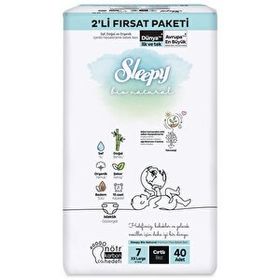 Sleepy Bio Natural No:7 XXLarge 40 Adet Bebek Bezi