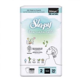 Sleepy Bio Natural Premium Plus 20 Adet Uzun Ped
