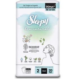 Sleepy Bio Natural Premium Plus 20 Adet Uzun Ped