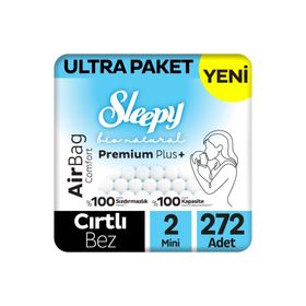 Sleepy Bio Natural Premium Plus Airbag Comfort No:2 Mini 272 Adet Bebek Bezi