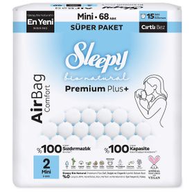 Sleepy Bio Natural Premium Plus Airbag Comfort No:2 Mini Bebek Bezi
