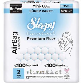 Sleepy Bio Natural Premium Plus Airbag Comfort No:2 Mini Bebek Bezi