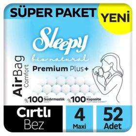 Sleepy Bio Natural Premium Plus Airbag Comfort No:4 Maxi Bebek Bezi