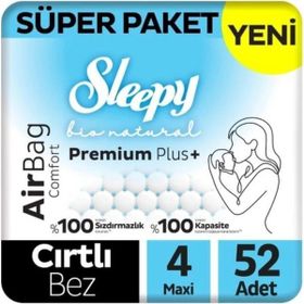 Sleepy Bio Natural Premium Plus Airbag Comfort No:4 Maxi Bebek Bezi