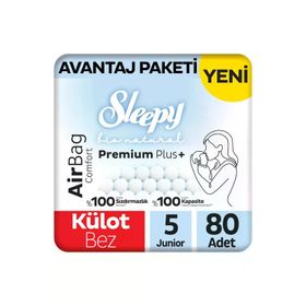 Sleepy Bio Natural Premium Plus Airbag Comfort No:5 Junior Külot Bebek Bezi