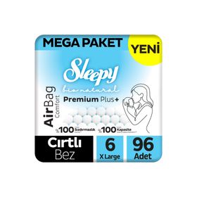 Sleepy Bio Natural Premium Plus Airbag Comfort No:6 Xlarge 96 Adet Bebek Bezi