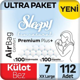 Sleepy Bio Natural Premium Plus Airbag Comfort No:7 XXLarge Külot Bebek Bezi