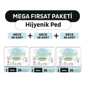 Sleepy Bio Natural Premium Plus Gece 108 Adet Hijyenik Ped