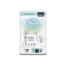Sleepy Bio Natural Premium Plus Hijyenik 24 Adet Normal Ped
