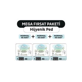 Sleepy Bio Natural Premium Plus Normal 144 Adet Hijyenik Ped