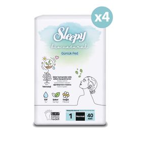 Sleepy Bio Natural Premium Plus Normal 160 Adet Günlük Ped