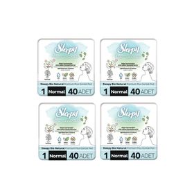 Sleepy Bio Natural Premium Plus Normal 160 Adet Günlük Ped