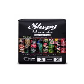 Sleepy Black Günlük Süper 32'li Uzun Ped