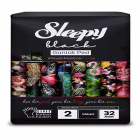 Sleepy Black Günlük Süper 32'li Uzun Ped