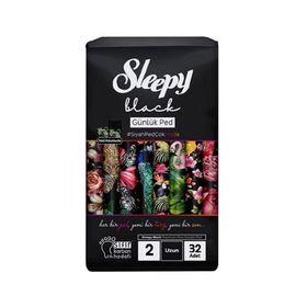 Sleepy Black Günlük Süper 32'li Uzun Ped