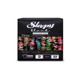 Sleepy Black Günlük Süper 32'li Uzun Ped
