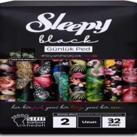 Sleepy Black Günlük Süper 32'li Uzun Ped