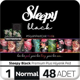 Sleepy Black Premium Plus 48'lı Normal Hijyenik Ped