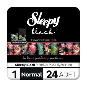 Sleepy Black Premium Plus Normal 5x24 Hijyenik Ped