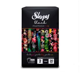 Sleepy Black Premium Plus Uzun 20x Hijyenik Ped