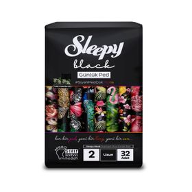 Sleepy Black Uzun 32'li Günlük Ped