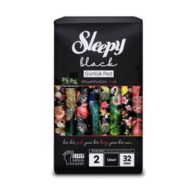 Sleepy Black Uzun 32'li Günlük Ped