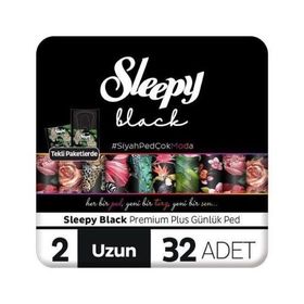 Sleepy Black Uzun 32'li Günlük Ped