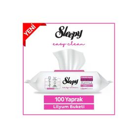 Sleepy Easy Clean 100 Yaprak Lilyum Buketi Yüzey Temizlik Havlusu