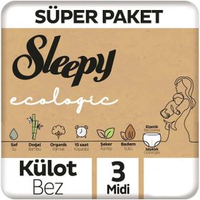 Sleepy Ecologic No:3 Külot Bebek Bezi
