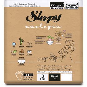Sleepy Ecologic No:3 Külot Bebek Bezi