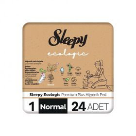 Sleepy Ecologic Normal 24'lü Hijyenik Ped