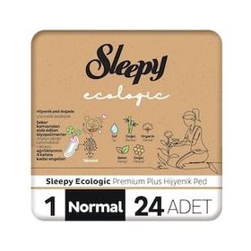 Sleepy Ecologic Premium Plus Normal 24 Adet Hijyenik Ped