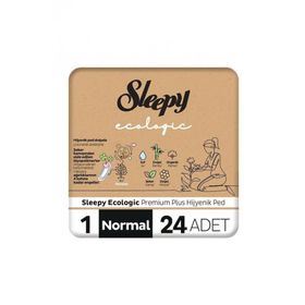 Sleepy Ecologic Premium Plus Normal 24 Adet Hijyenik Ped