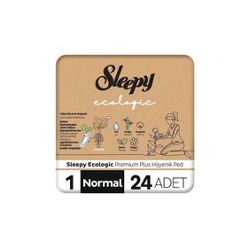 Sleepy Ecologic Premium Plus Normal 24 Adet Hijyenik Ped